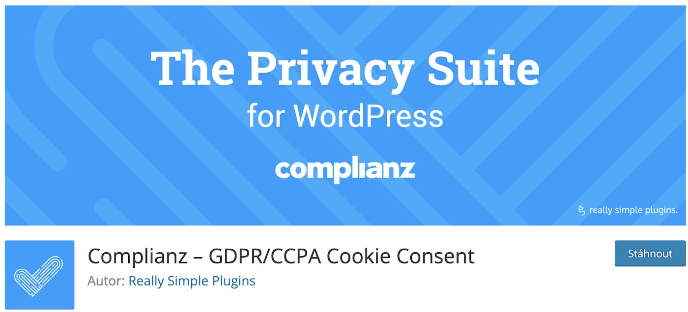 complianz gdpr wordpress plugin